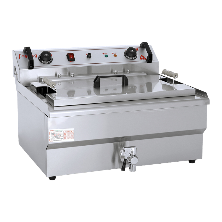 Electric Fryer Commercial 20L - เครื่องทอดไฟฟ้าแบบตั้งโต๊ะ สเตนเลสสตีล ขนาด 20 ลิตร พร้อมเครื่องทำโดนัทในตัว