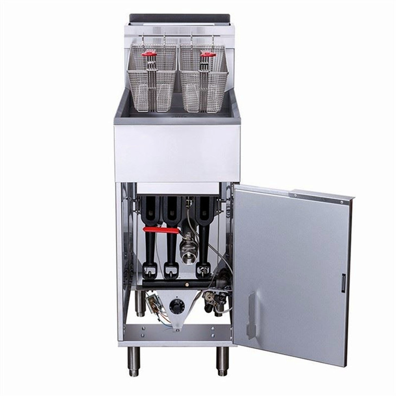 Commercial Gas Deep Fryer Propane - # เตาทอดแก๊สสำหรับครัวเชิงพาณิชย์ ใช้แก๊สโพรเพน 1 ถัง 2