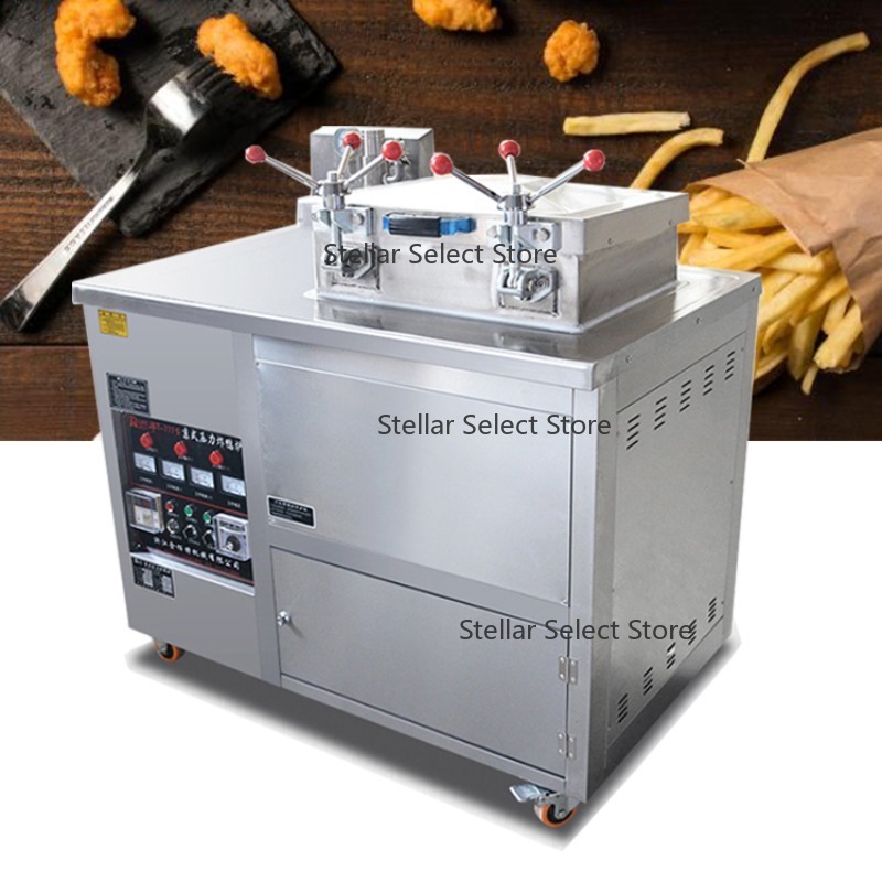 Pressure Fryer Commercial Chicken - ร้านไก่ทอดไฟฟ้า/ทอดแรงดัน เครื่องทอดเฟรนช์ฟรายส์เชิงพาณิชย์