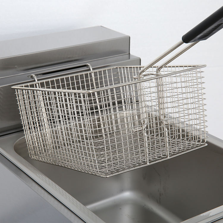 Commercial Gas Deep Fryer Propane - เครื่องทอดแก๊ส LPG สแตนเลสเชิงพาณิชย์ ขนาด 8 ลิตร
