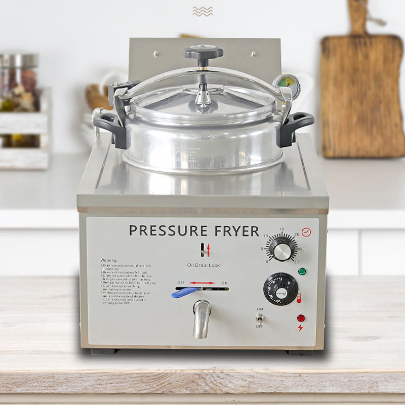 Pressure Fryer Commercial Chicken - ร้านอาหารฟาสต์ฟู้ดทอดอาหารเชิงพาณิชย์ เครื่องทอดเฟรนช์ฟรายส์ เครื่องทอดไก่แบบทอดในน้ำมัน เครื่องทอดไก่แบบใช้แรงดัน