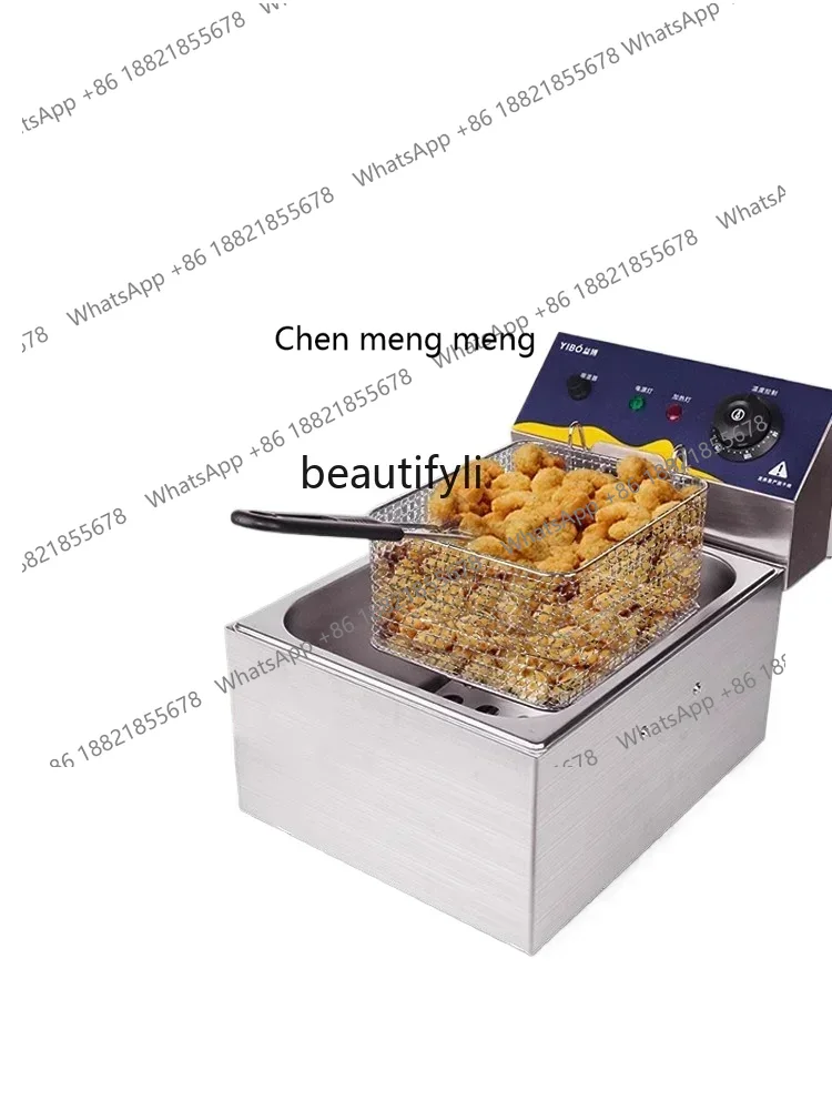 Commercial Donut Fryer Electric - เครื่องทอดแบบจุ่ม Z189 A06 สำหรับใช้ในร้านค้า แบบถังเดี่ยวและถังคู่ อุปกรณ์ทอดแบบจุ่มสำหรับร้านค้า