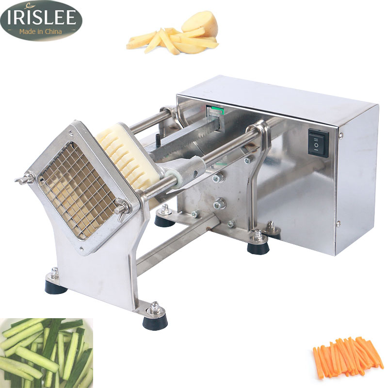 Commercial French Fry Cutter - เครื่องทำเฟรนช์ฟรายส์ไฟฟ้าเชิงพาณิชย์ประสิทธิภาพสูง เครื่องตัดมันสำปะหลังอัตโนมัติ