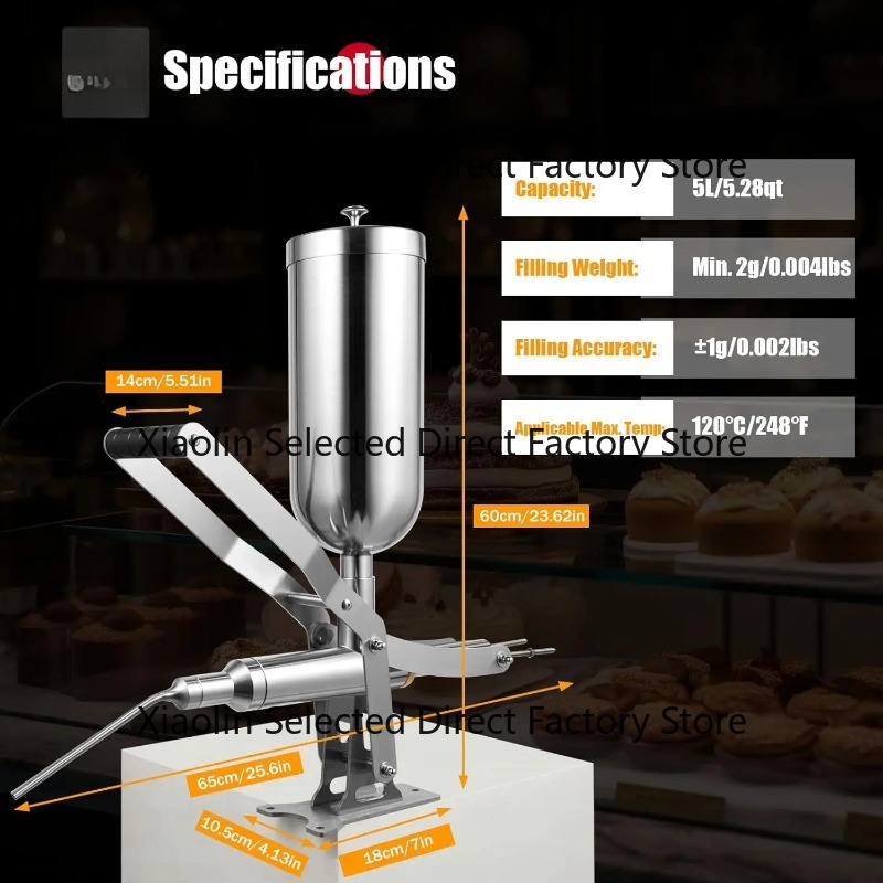 เครื่องทำชูโรแบบแมนนวล 5 ลิตร, - Electric Churro Maker Machine บทวิจารณ์และราคา