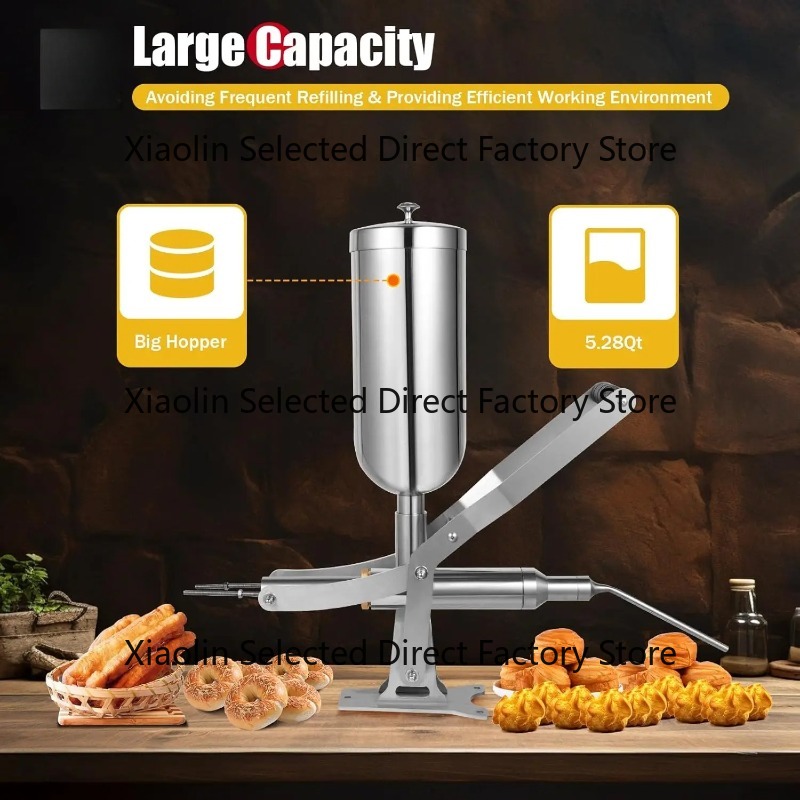 เครื่องทำชูโรแบบแมนนวล 5 ลิตร, - Electric Churro Maker Machine บทวิจารณ์และราคา