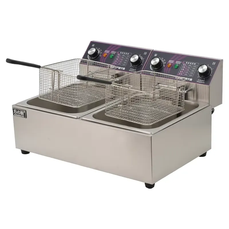 เครื่องทอดไฟฟ้าแบบตั้งโต๊ะสองถ - Countertop Deep Fryer With Timer บทวิจารณ์และราคา