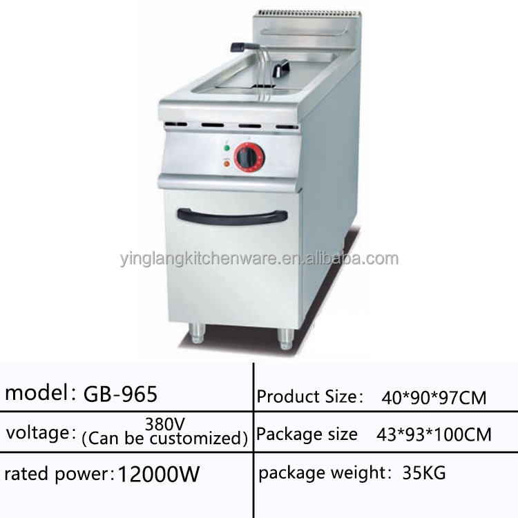 เครื่องทอดไฟฟ้าอุตสาหกรรมแบบถั - Electric Fryer Commercial 20L บทวิจารณ์และราคา