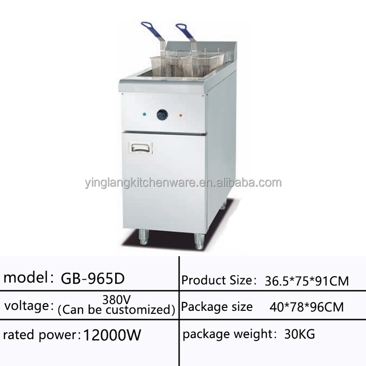 เครื่องทอดไฟฟ้าอุตสาหกรรมแบบถั - Electric Fryer Commercial 20L บทวิจารณ์และราคา