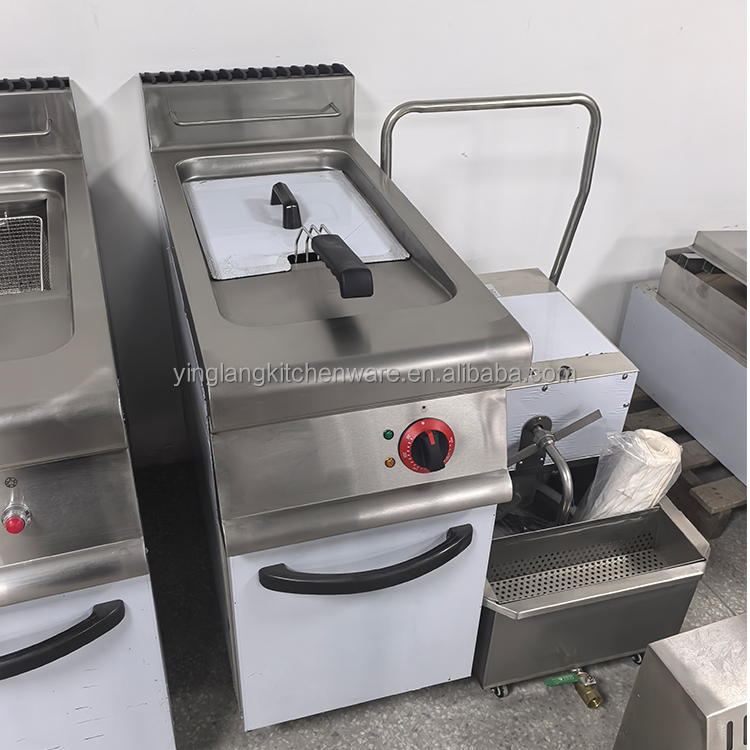 เครื่องทอดไฟฟ้าอุตสาหกรรมแบบถั - Electric Fryer Commercial 20L บทวิจารณ์และราคา
