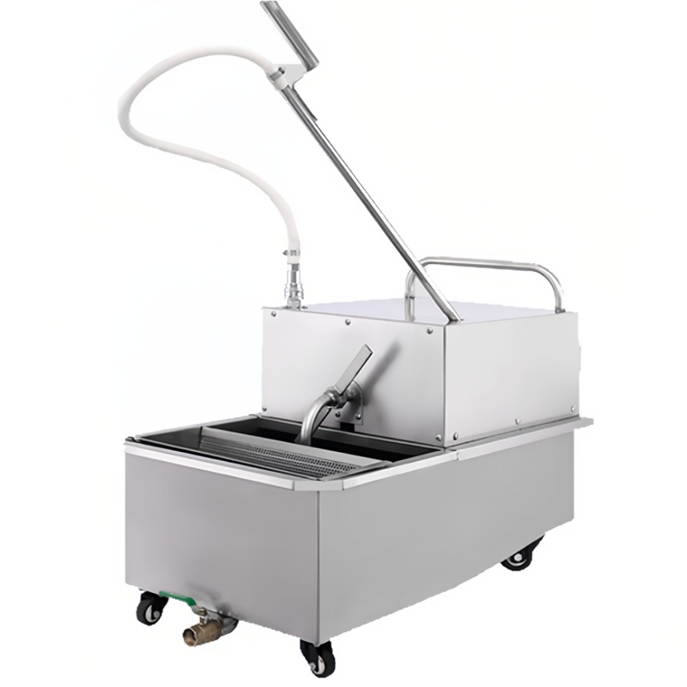 เครื่องกรองน้ำมันทอดแบบเคลื่อน - Fryer Oil Filtration Machine บทวิจารณ์และราคา