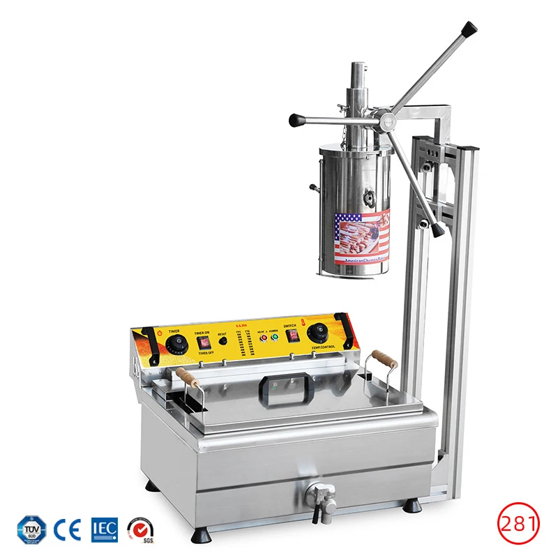 # เครื่องทำชูโรสแบบมืออาชีพขนา - Electric Churro Maker Machine บทวิจารณ์และราคา