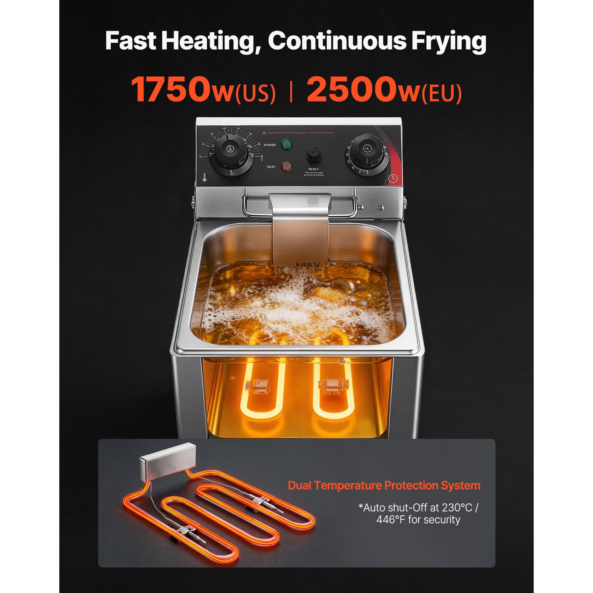 หม้อทอดไฟฟ้าเชิงพาณิชย์, อัพเก - Fryer Basket Commercial Stainless บทวิจารณ์และราคา