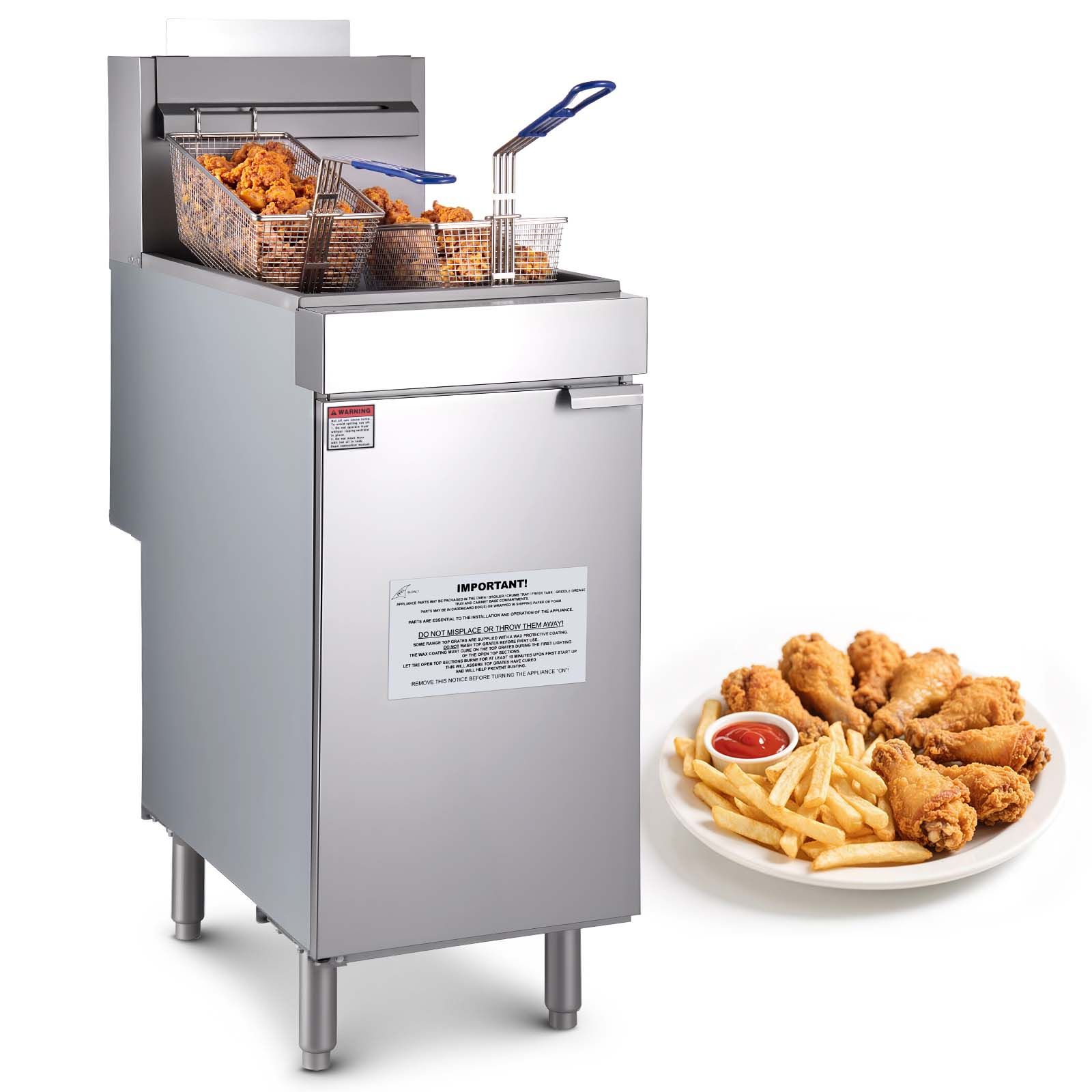 หม้อทอดเชิงพาณิชย์, หม้อทอด 3  - Commercial Gas Deep Fryer Propane บทวิจารณ์และราคา