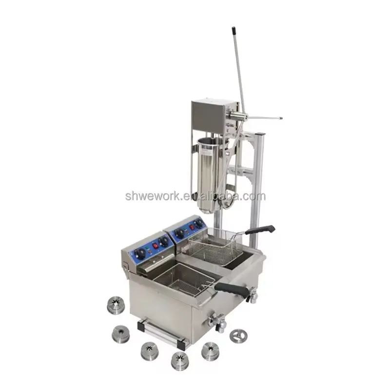 เครื่องทำชูโรส์เชิงพาณิชย์พร้อ - Electric Churro Maker Machine บทวิจารณ์และราคา