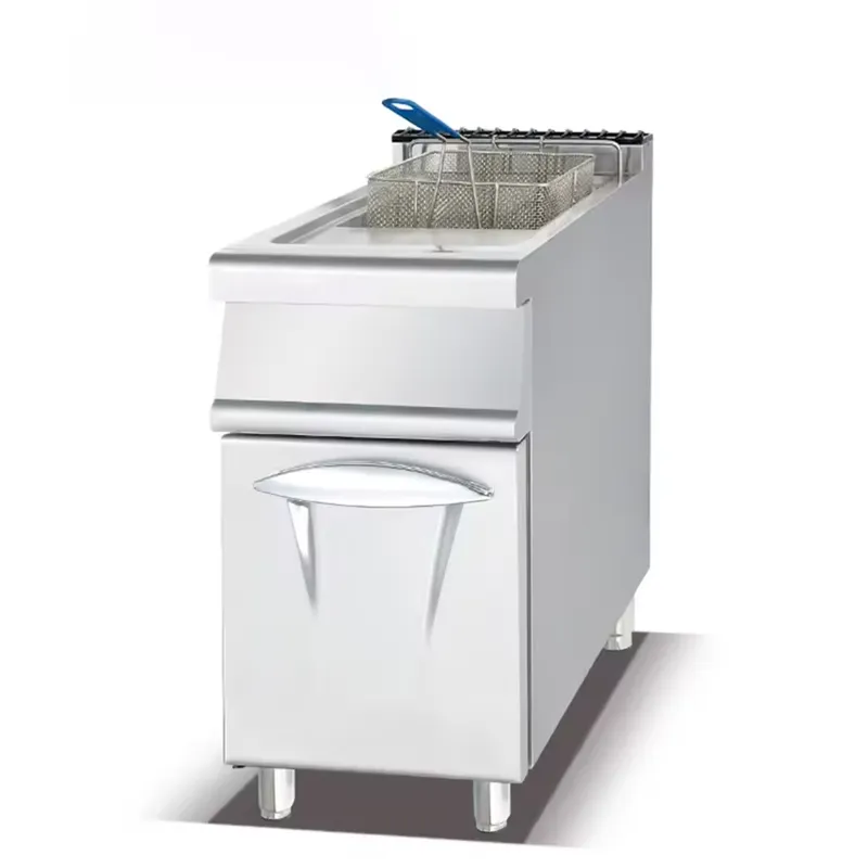 เครื่องทอดแก๊สเชิงพาณิชย์ 1 ถั - Commercial Gas Deep Fryer Propane บทวิจารณ์และราคา