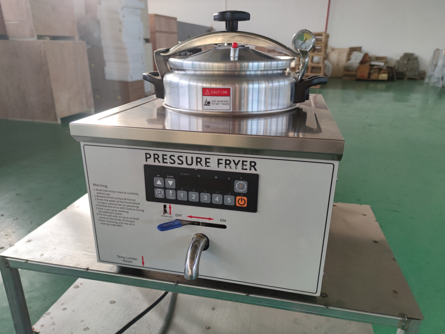 เครื่องทอดไก่ไฟฟ้าแรงดันสูงแบบ - Pressure Fryer Commercial Chicken บทวิจารณ์และราคา