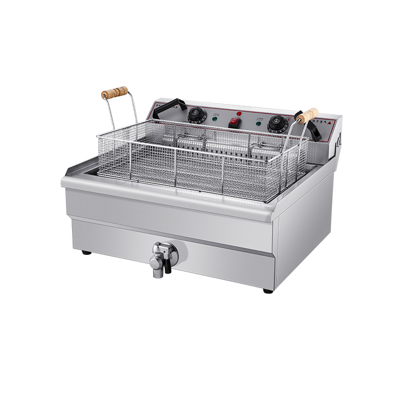 หม้อทอดไฟฟ้าสองถัง Tuolun Comm - Electric Fryer Commercial 20L บทวิจารณ์และราคา