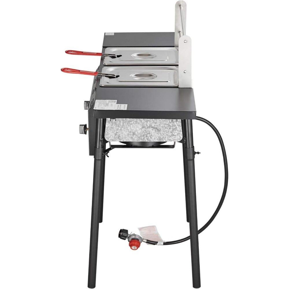 Commercial Outdoor Double Deep - Commercial Gas Deep Fryer Propane บทวิจารณ์และราคา