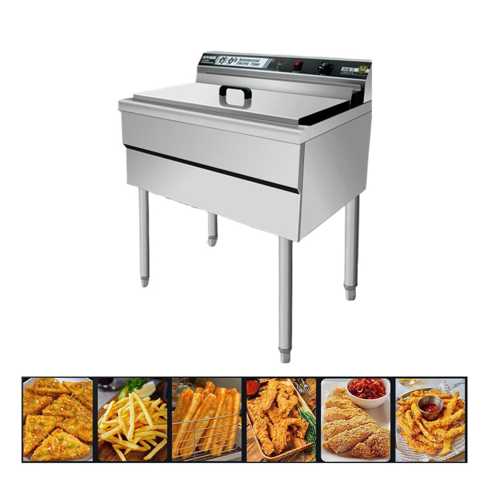 เครื่องทอดโดนัทไฟฟ้าสแตนเลสขนา - Countertop Deep Fryer With Timer บทวิจารณ์และราคา