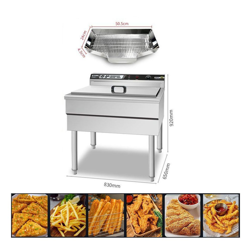 เครื่องทอดโดนัทไฟฟ้าสแตนเลสขนา - Countertop Deep Fryer With Timer บทวิจารณ์และราคา