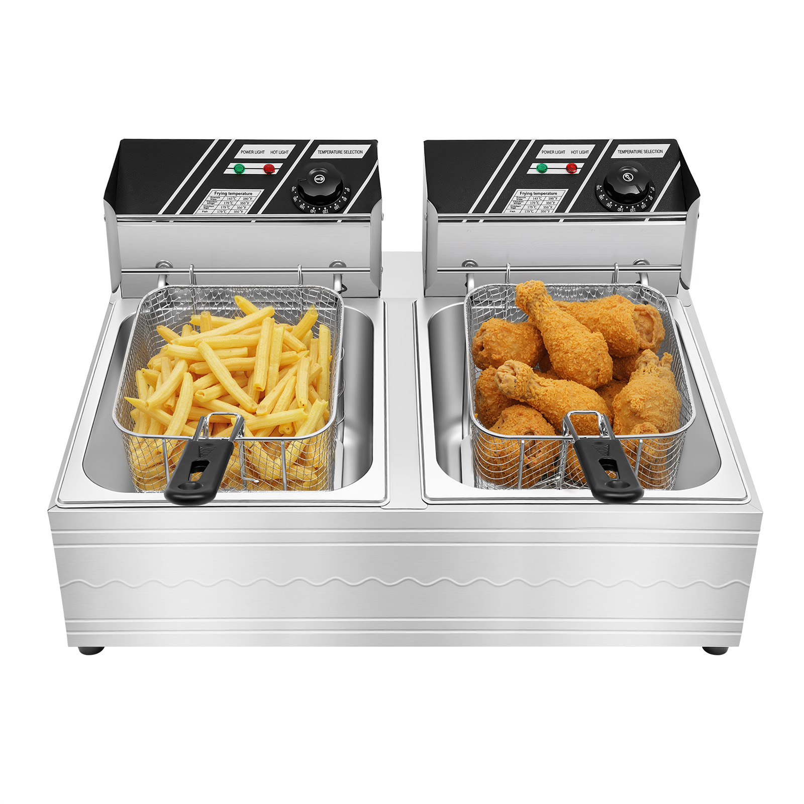 เครื่องทอดไฟฟ้าแบบสองถัง, เครื - Fryer Basket Commercial Stainless บทวิจารณ์และราคา