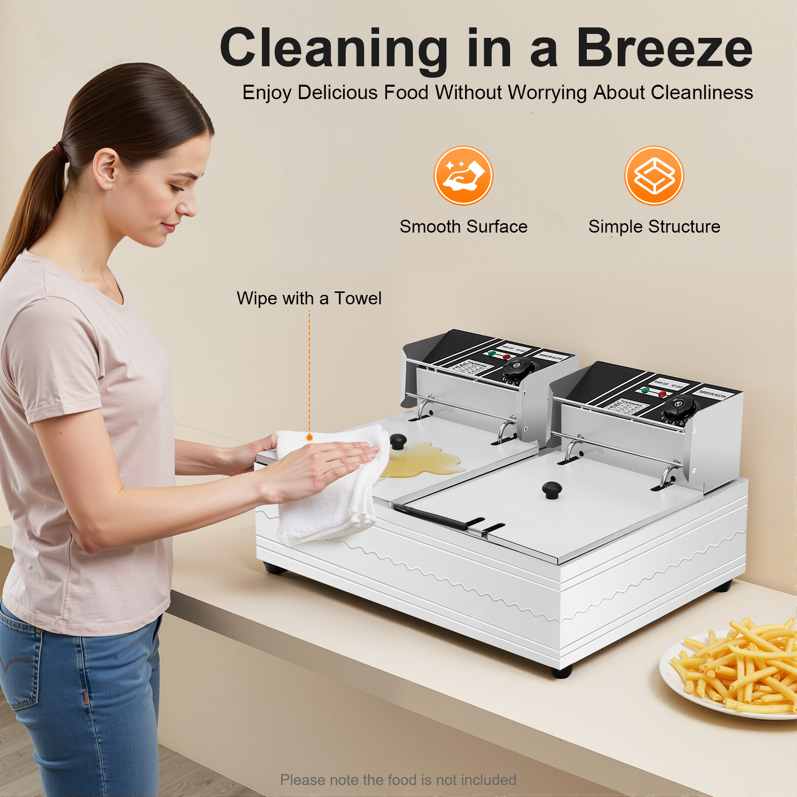 เครื่องทอดไฟฟ้าแบบสองถัง, เครื - Fryer Basket Commercial Stainless บทวิจารณ์และราคา