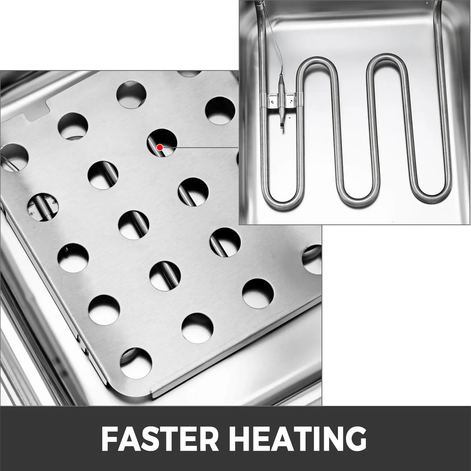 หม้อทอดไฟฟ้าถังคู่ 12 ลิตรสําห - Commercial French Fry Cutter บทวิจารณ์และราคา