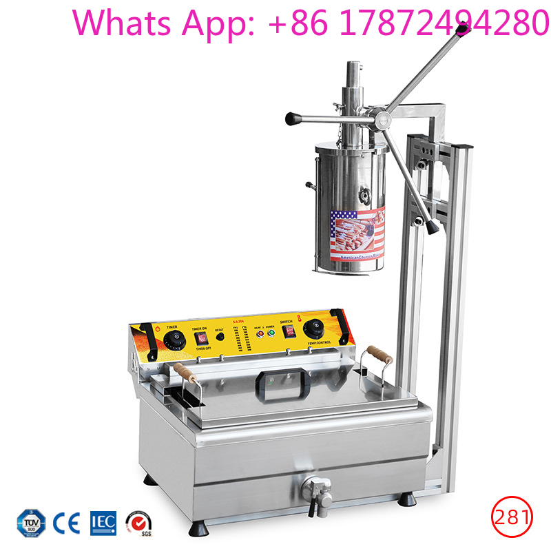 เครื่องทำชูโรส์มืออาชีพ 5 ลิตร - Electric Churro Maker Machine บทวิจารณ์และราคา