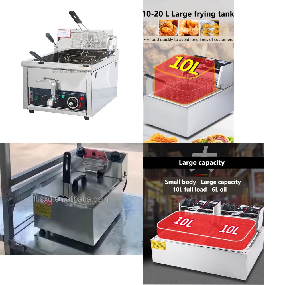 หม้อทอดไฟฟ้าขนาด 20 ลิตร สำหรั - Electric Fryer Commercial 20L บทวิจารณ์และราคา