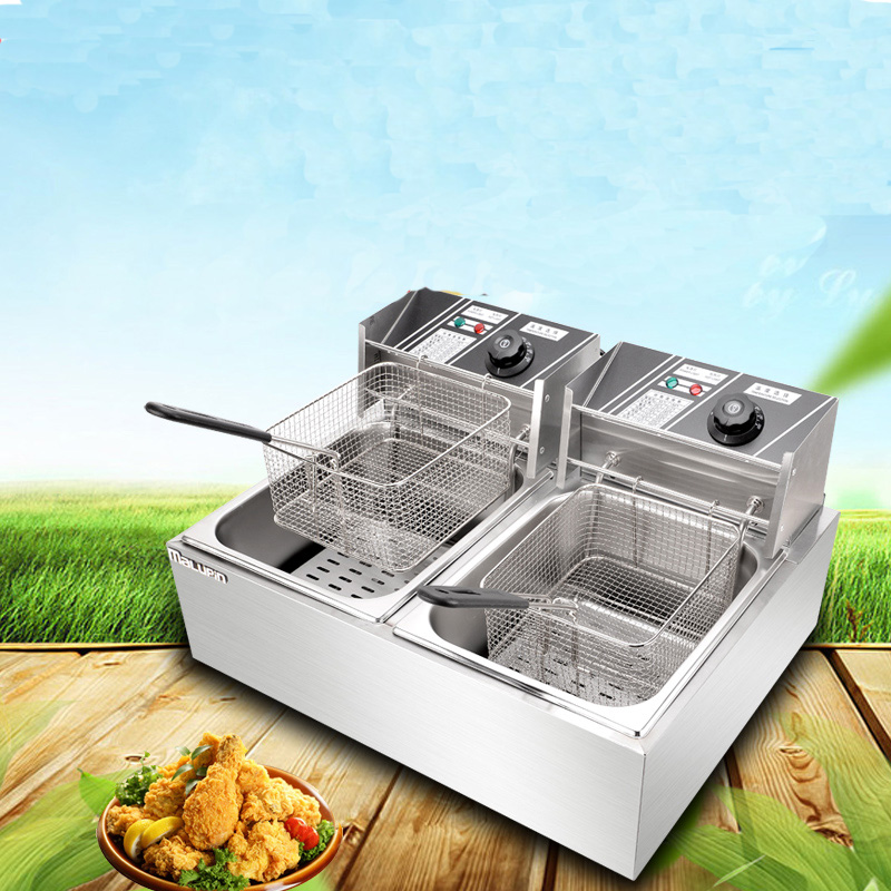 เครื่องทอดไฟฟ้า 2 ถัง พร้อมตะก - Fryer Basket Commercial Stainless บทวิจารณ์และราคา