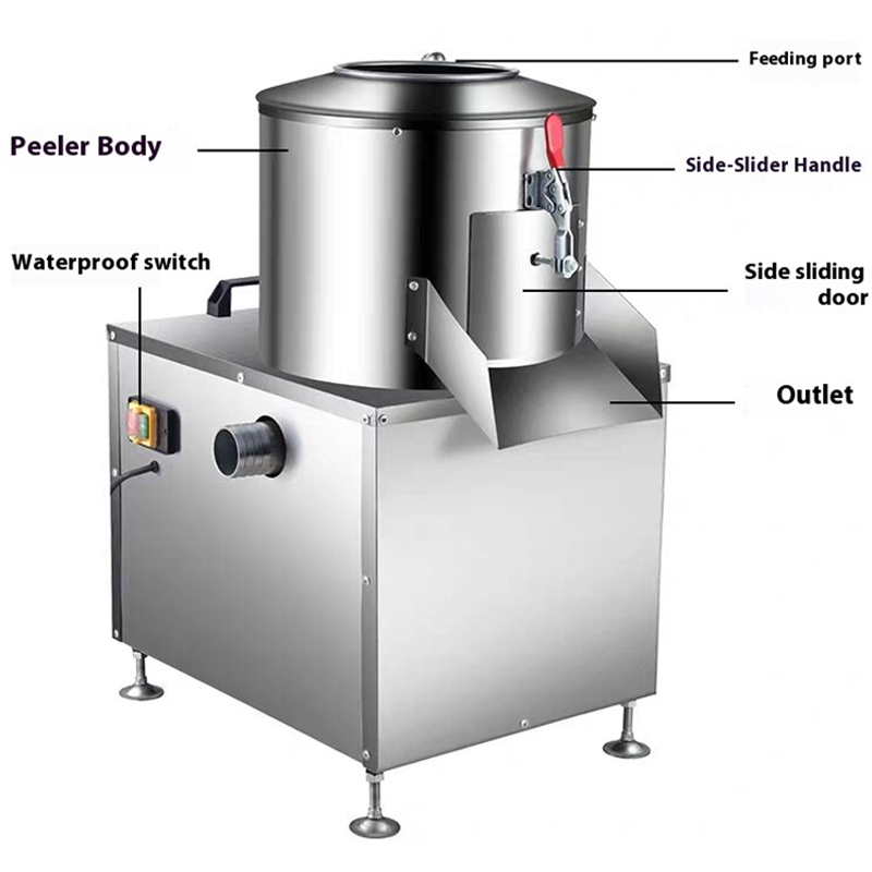 เครื่องปอกเปลือกอัตโนมัติสำหรั - Commercial Potato Peeler Machine บทวิจารณ์และราคา