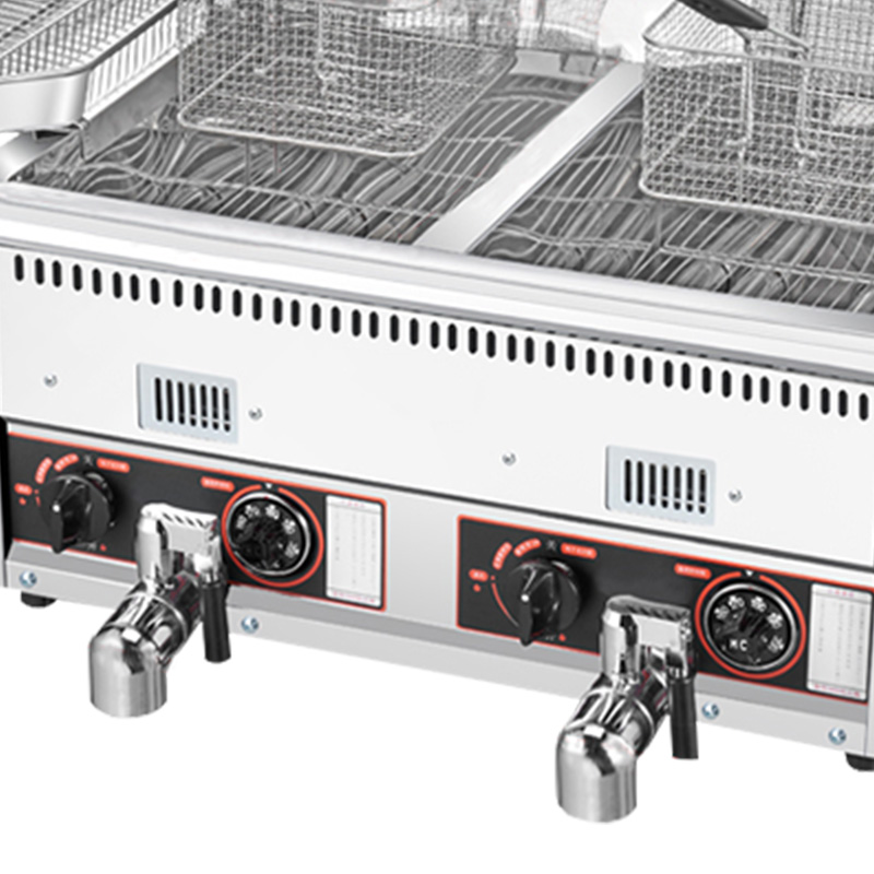 เครื่องทอดแบบใช้แก๊ส 12 ลิตร + - Commercial Gas Deep Fryer Propane บทวิจารณ์และราคา