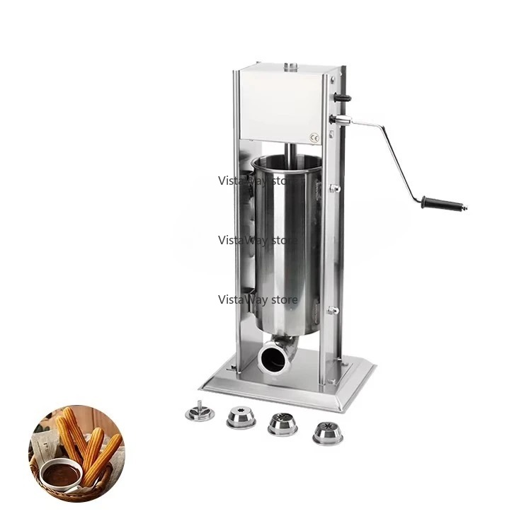 เครื่องทำไส้กรอกสเตนเลสแบบแมนน - Electric Churro Maker Machine บทวิจารณ์และราคา
