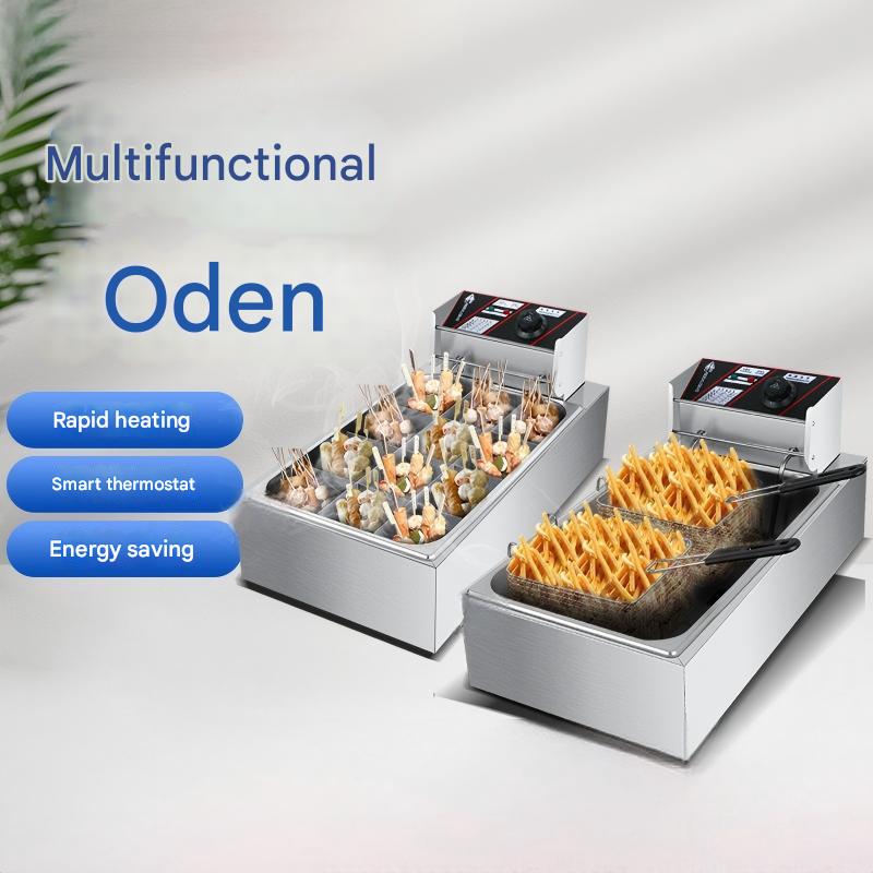 หม้อทอดไฟฟ้าขนาดใหญ่ 12 ลิตร แ - Commercial Deep Fryer Double Tank 12L บทวิจารณ์และราคา