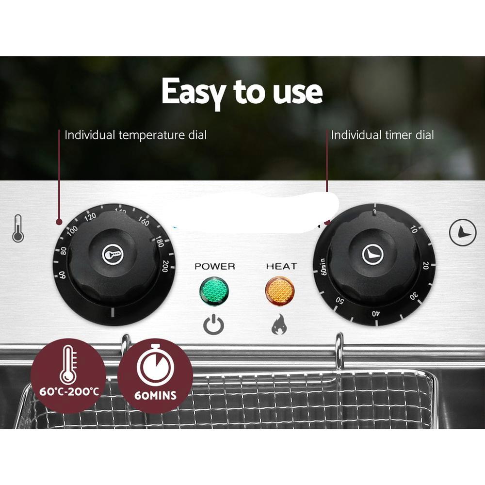 หม้อทอดไฟฟ้าเชิงพาณิชย์ขนาด 20 - Electric Fryer Commercial 20L บทวิจารณ์และราคา