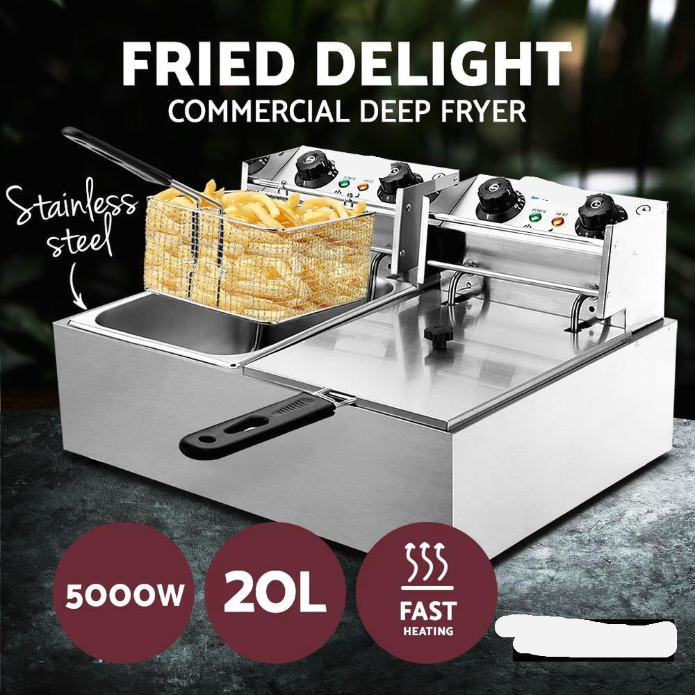 หม้อทอดไฟฟ้าเชิงพาณิชย์ขนาด 20 - Electric Fryer Commercial 20L บทวิจารณ์และราคา