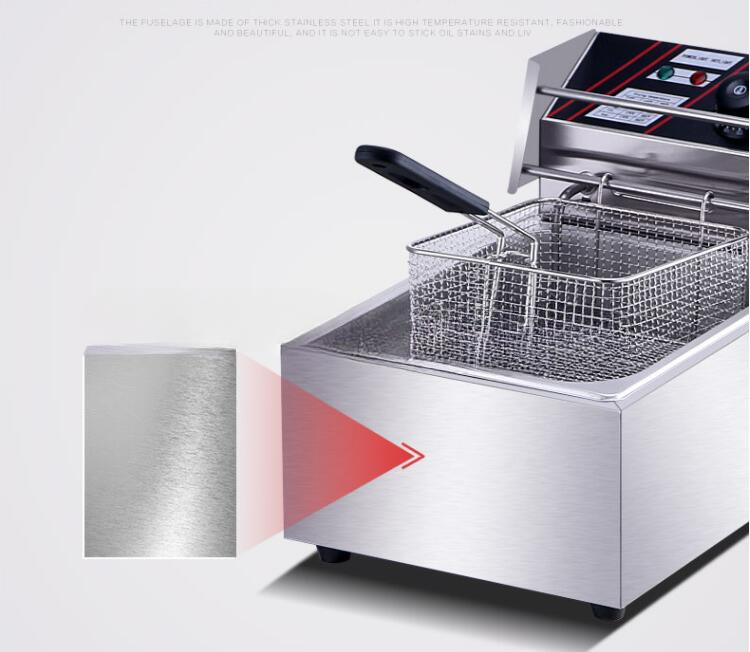 หม้อทอดไฟฟ้าขนาด 20 ลิตร ถังเด - Electric Fryer Commercial 20L บทวิจารณ์และราคา