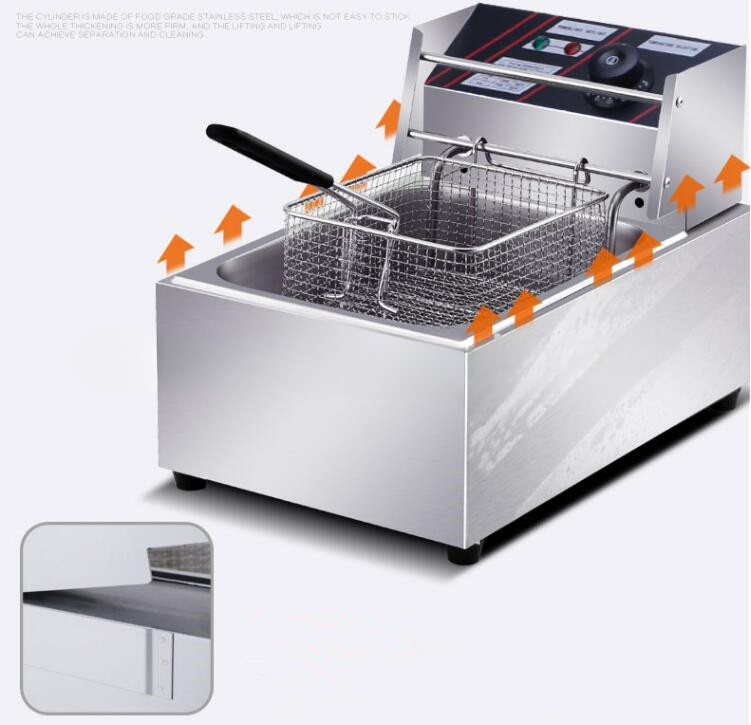 หม้อทอดไฟฟ้าขนาด 20 ลิตร ถังเด - Electric Fryer Commercial 20L บทวิจารณ์และราคา