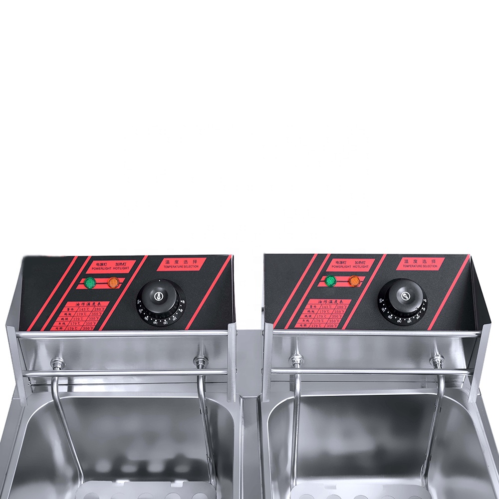 เครื่องทอดแบบสองถัง ขนาด 12 ลิ - Fryer Basket Commercial Stainless บทวิจารณ์และราคา