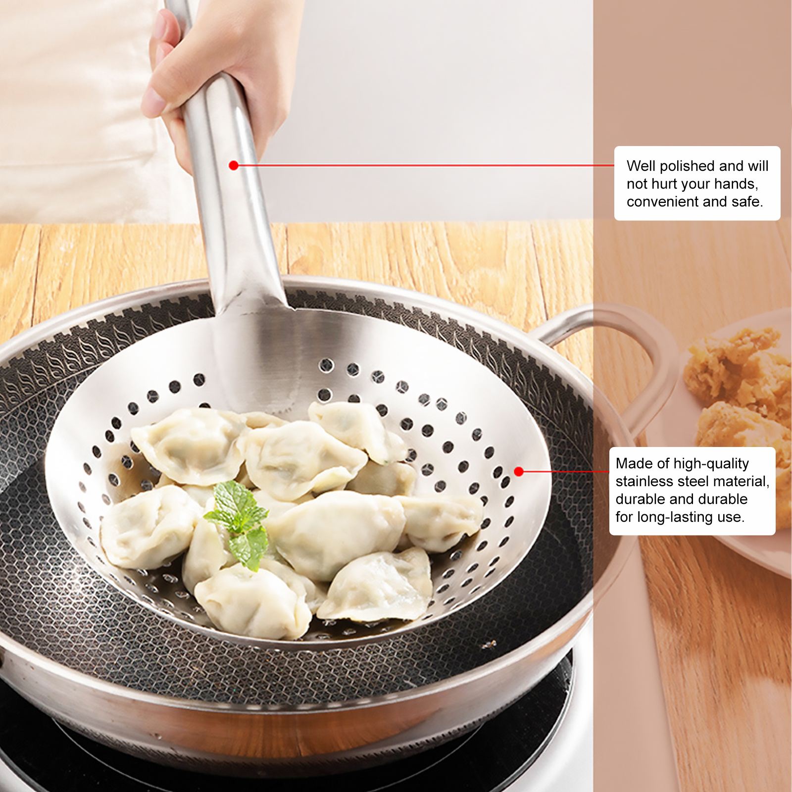 สแตนเลสสตีลตาข่าย Colander กรอ - Fryer Oil Filtration Machine บทวิจารณ์และราคา