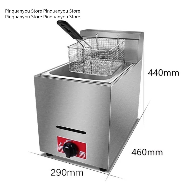 เครื่องทอดแก๊ส LPG สเตนเลสสตีล - Commercial Gas Deep Fryer Propane บทวิจารณ์และราคา
