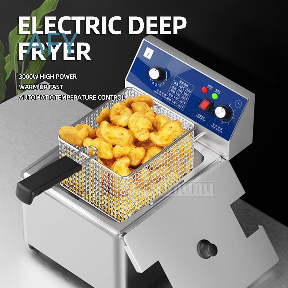 เครื่องทอดไฟฟ้าแบบสองถัง 20 ลิ - Electric Fryer Commercial 20L บทวิจารณ์และราคา