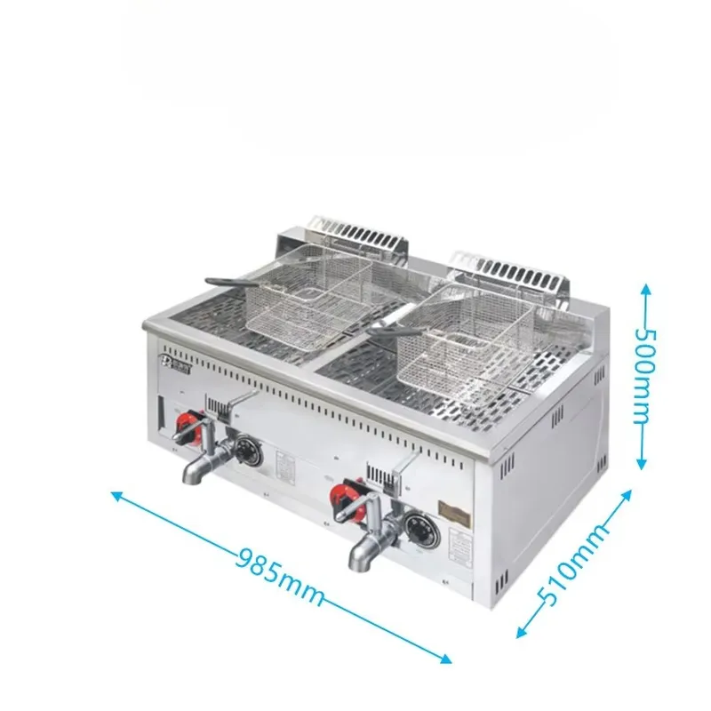 เครื่องทอดแบบตั้งโต๊ะ 2 ถัง ขน - Countertop Deep Fryer With Timer บทวิจารณ์และราคา