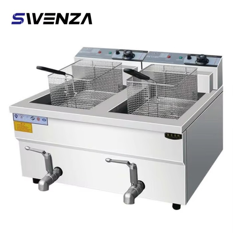 หม้อทอดไฟฟ้าพร้อมตะกร้าและฝาปิ - Countertop Deep Fryer With Timer บทวิจารณ์และราคา