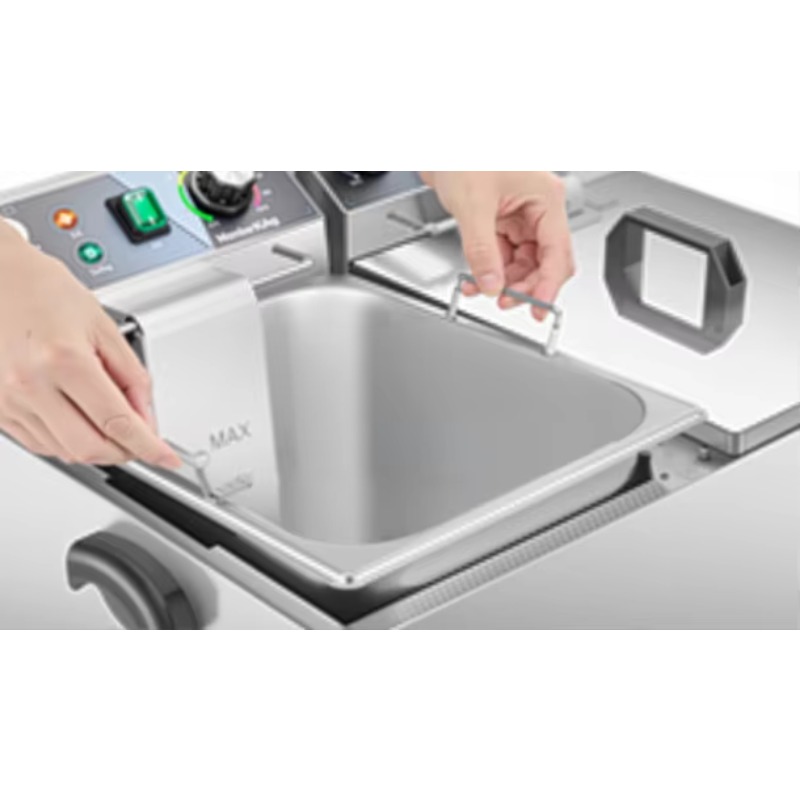 หม้อทอดไฟฟ้าพร้อมตะกร้าและฝาปิ - Countertop Deep Fryer With Timer บทวิจารณ์และราคา