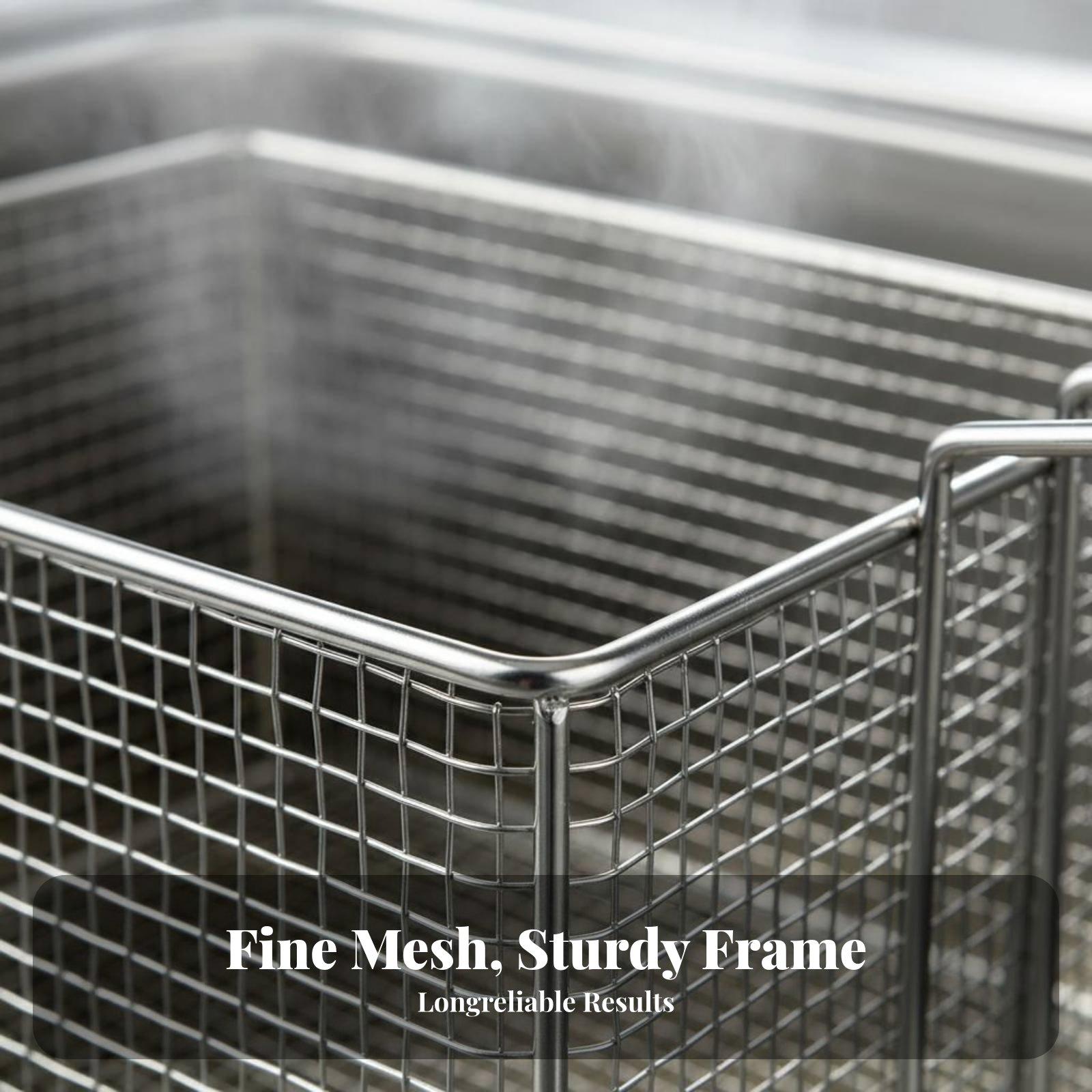 ตะกร้าทอดสแตนเลส อุปกรณ์เสริมส - Fryer Basket Commercial Stainless บทวิจารณ์และราคา