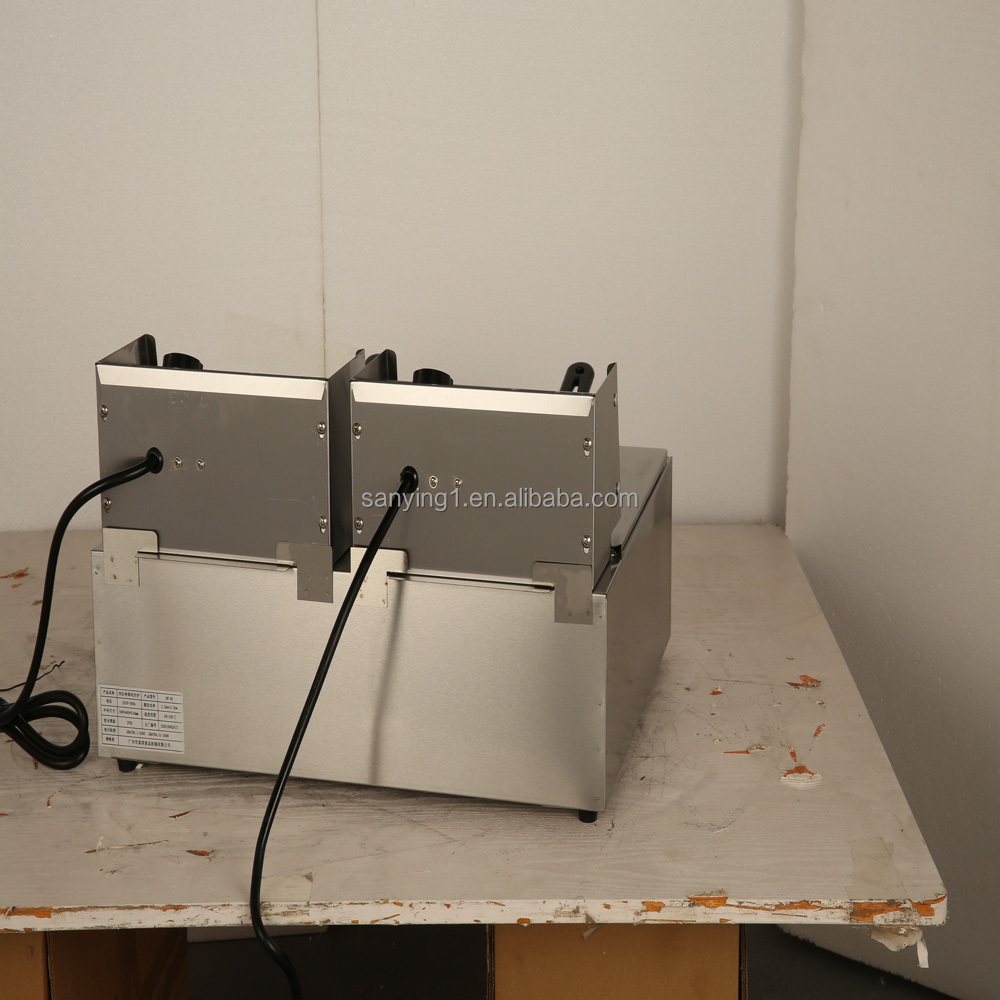 เครื่องทอดไฟฟ้าแบบถังคู่ 12 ลิ - Commercial Deep Fryer Double Tank 12L บทวิจารณ์และราคา