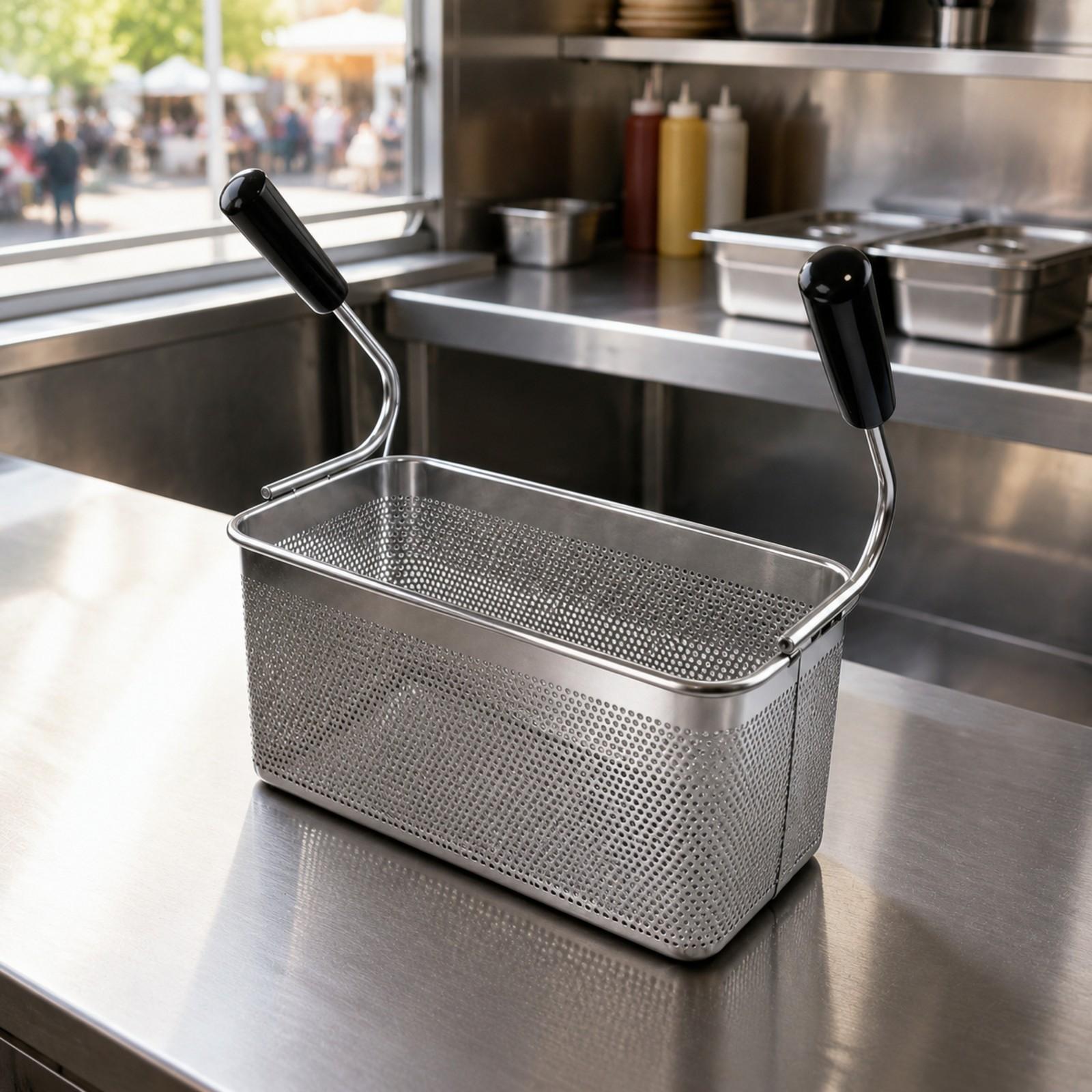 ตะกร้าสแตนเลสเกรดเชิงพาณิชย์สำ - Fryer Basket Commercial Stainless บทวิจารณ์และราคา