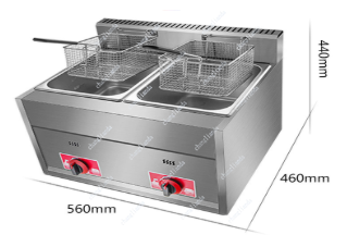 เตาทอดแก๊ส LPG เชิงพาณิชย์ พร้ - Commercial Gas Deep Fryer Propane บทวิจารณ์และราคา