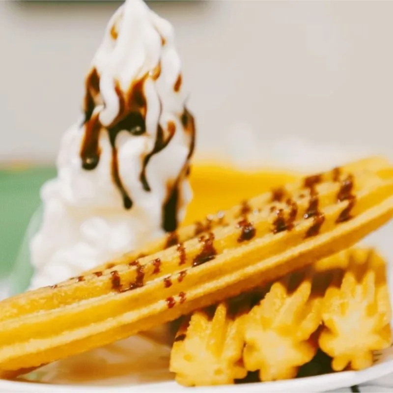 เครื่องทำชูโรส์สแตนเลสเชิงพาณิ - Electric Churro Maker Machine บทวิจารณ์และราคา